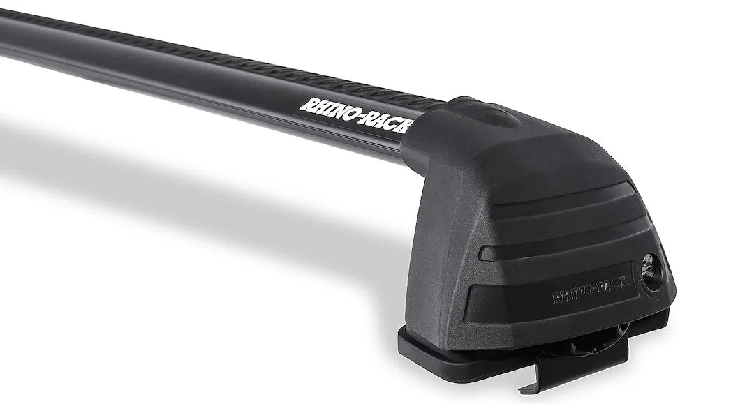 RV0659B – RHINO RACK Roof Rack, Universal with 43 Inch Crossbar Length Black With 2 Cross Bars/ Roof Rack Mounting Ki...